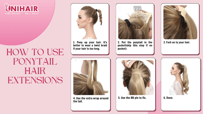Ponytail Extension Application Guide