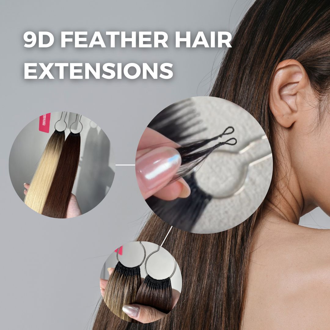 9D Feather Hair Extensions