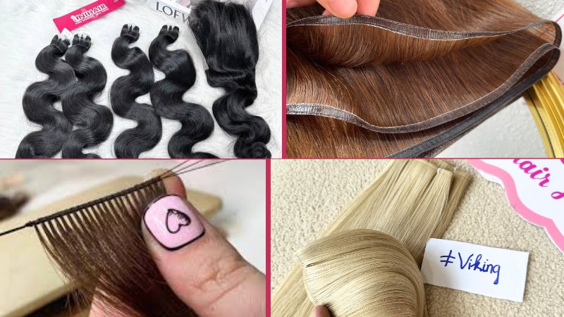 what are weft hair extensions