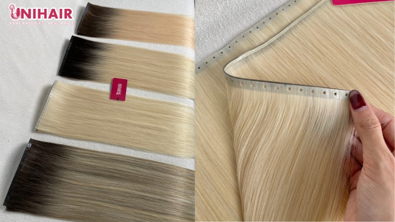 what are weft hair extensions