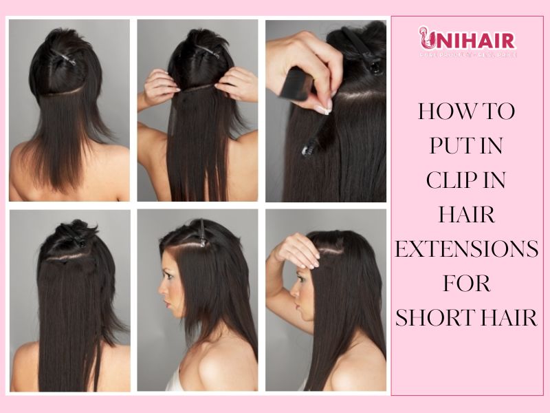 clip in hair extensions for short hair