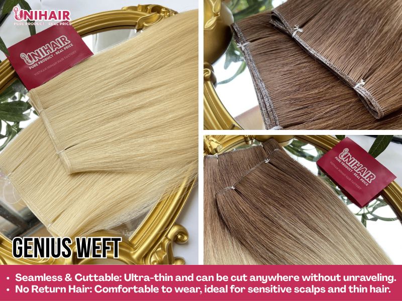 genius weft vs hand tied weft