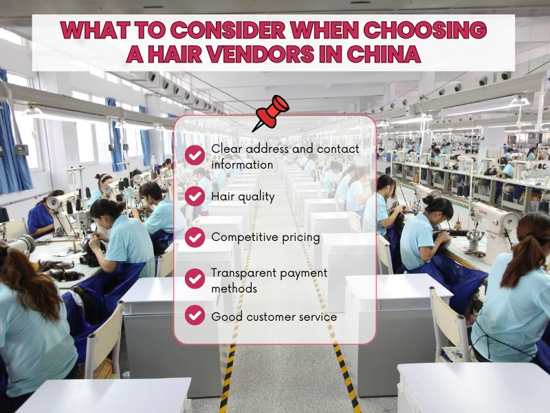 What to consider when choosing a hair vendors in China