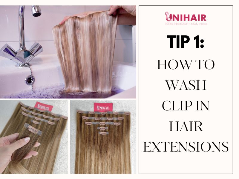 How to care for clip in hair extensions