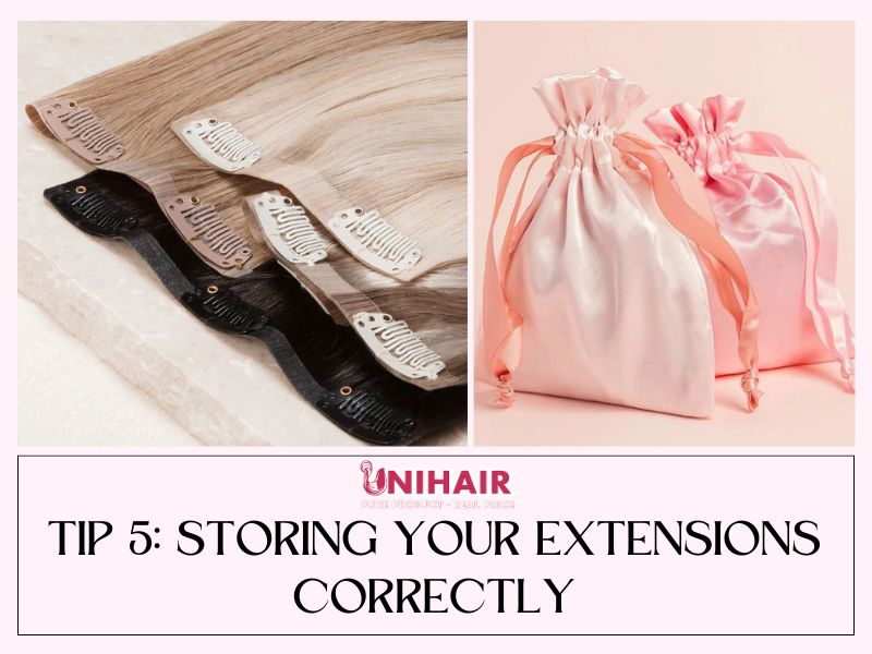 How to care for clip in hair extensions