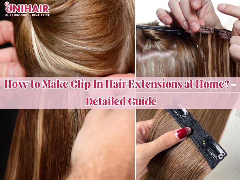 How to Make Clip In Hair Extensions at Home – Step-by-Step 3 How to Make Clip In Hair Extensions at Home? - Detailed Guide