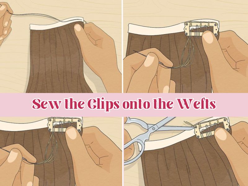 How to Make Clip In Hair Extensions at Home – Step-by-Step 7 how to make clip in hair extensions