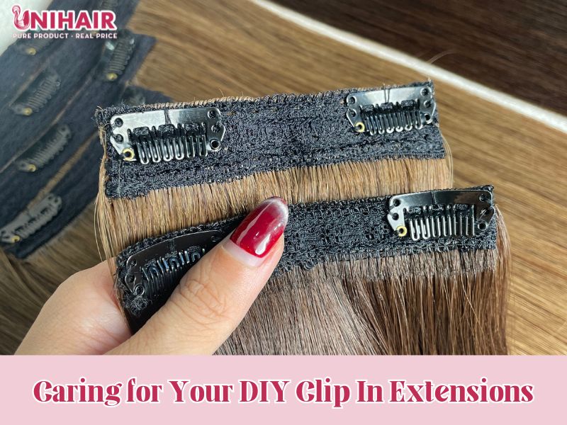 How to Make Clip In Hair Extensions at Home – Step-by-Step 9 how to make clip in hair extensions