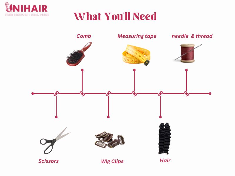 How to Make Clip In Hair Extensions at Home – Step-by-Step 2 how to make clip in hair extensions