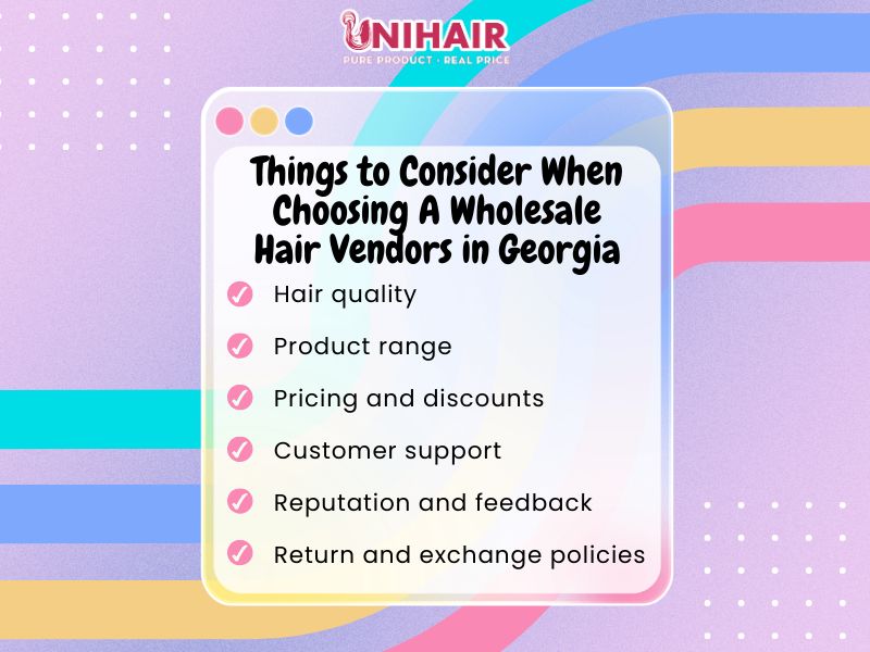 wholesale hair vendors in Georgia