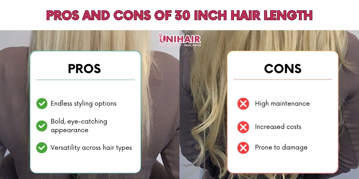 30 inch hair length