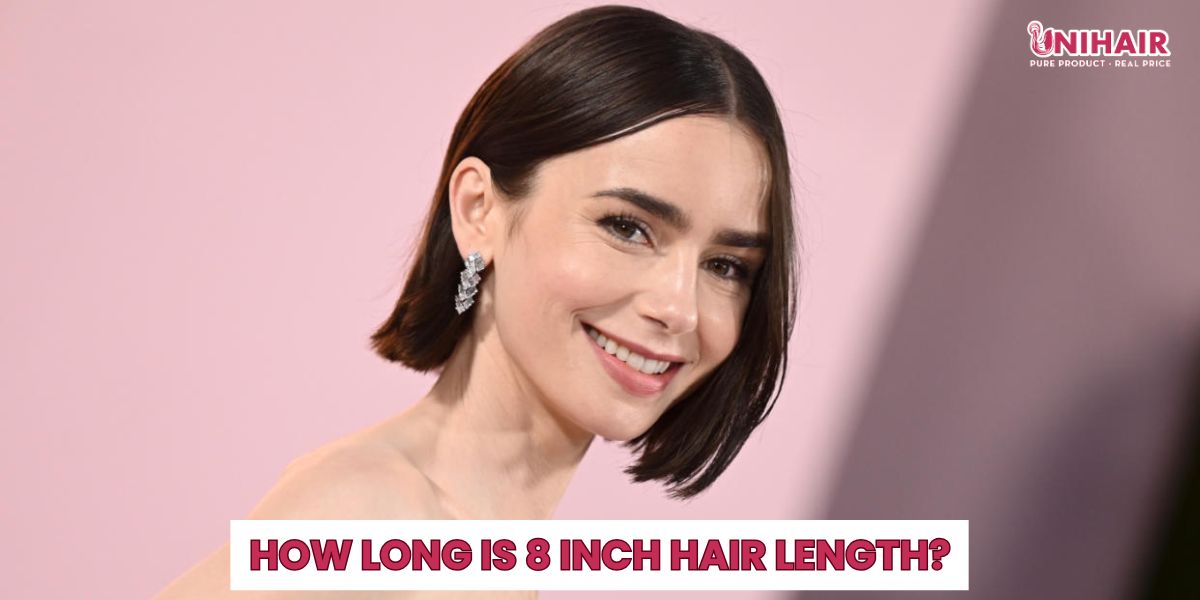 8 inch hair length
