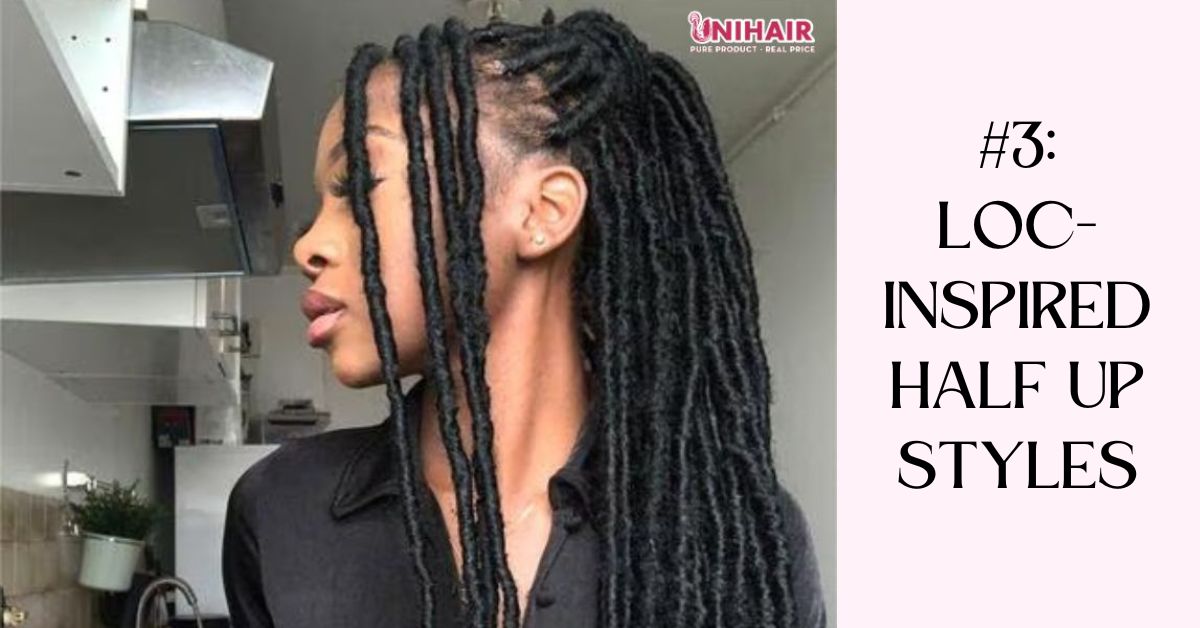 half up half down hairstyles black hair