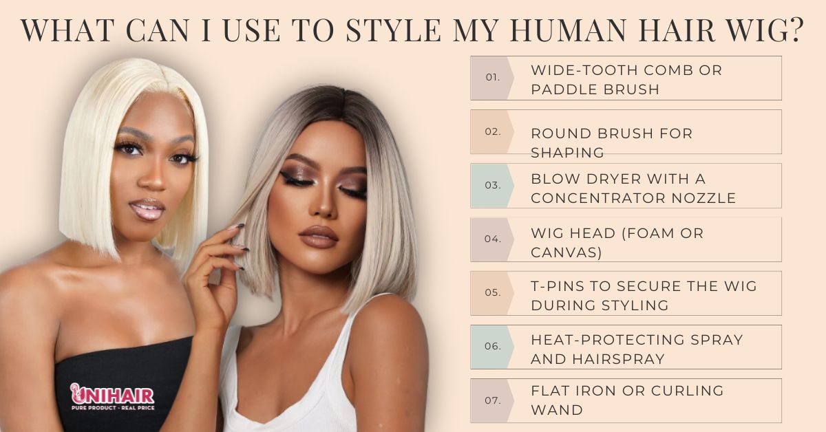 How to Style Human Hair Wigs