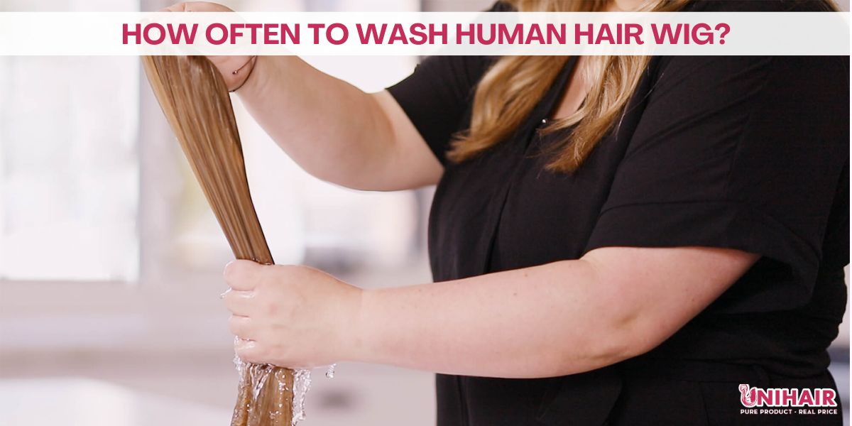 how to wash a human hair wig