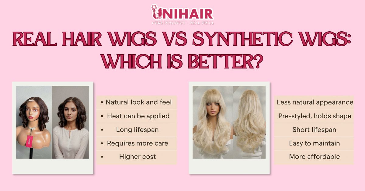 real hair wigs for women