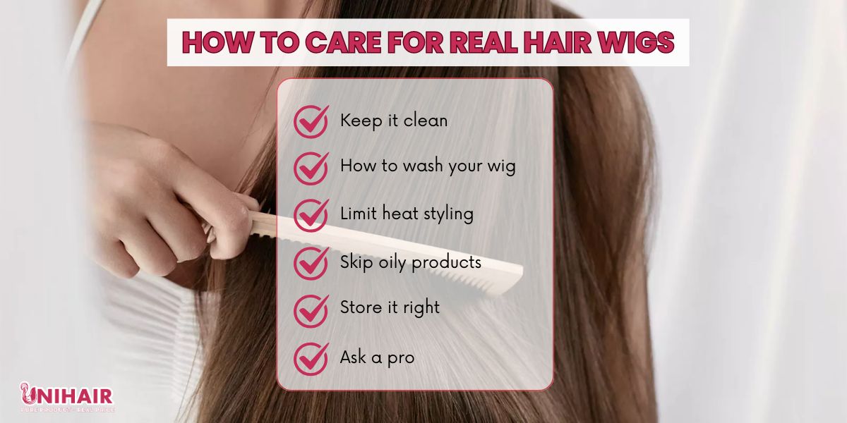 real hair wigs for women