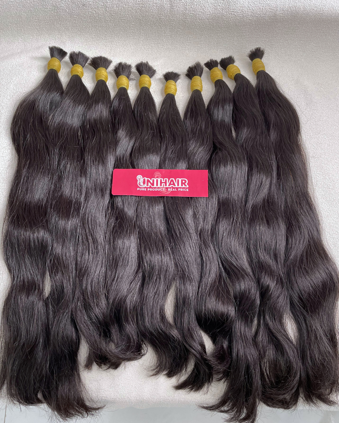 Cabelo Bulk Remy do Vietnã - Qualidade Premium e Preço de Fábrica 4 Bulk Hair - Double Type 1