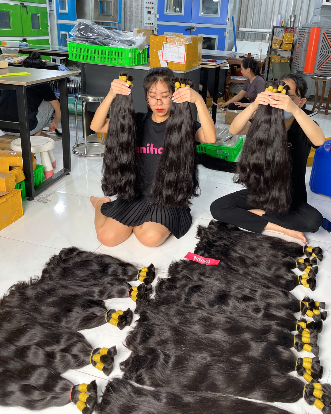 Cabelo Bulk Remy do Vietnã - Qualidade Premium e Preço de Fábrica 5 Bulk Hair - Double Type 2