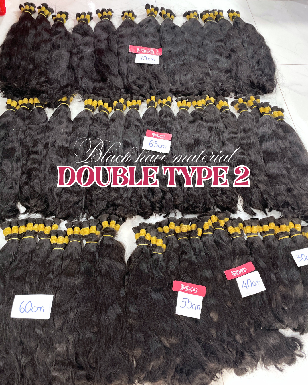 Bulk Hair - Double Type 2 Bulk Hair - Double Type 2