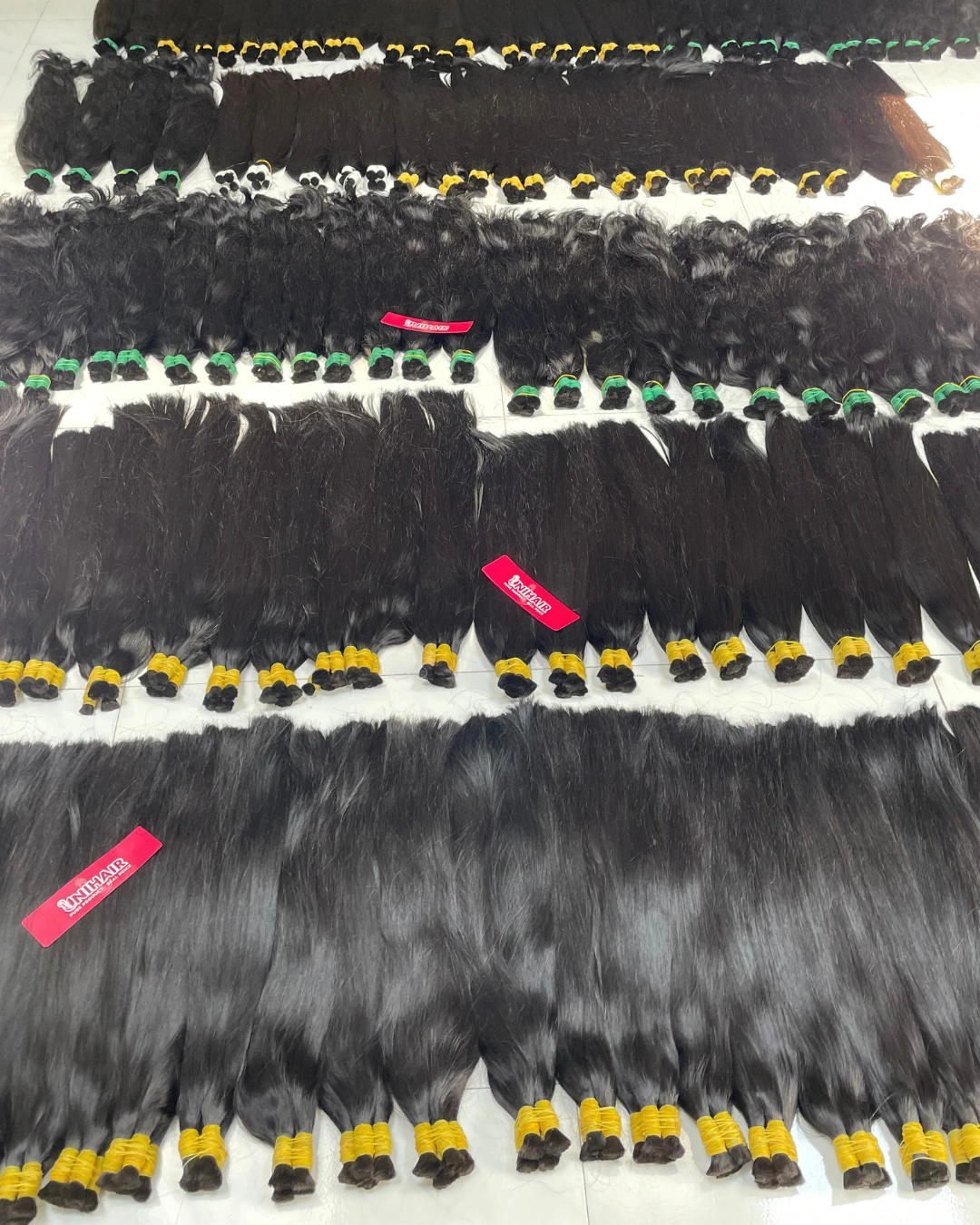 Cabelo Bulk Remy do Vietnã - Qualidade Premium e Preço de Fábrica 9 Bulk Hair - Extra Double