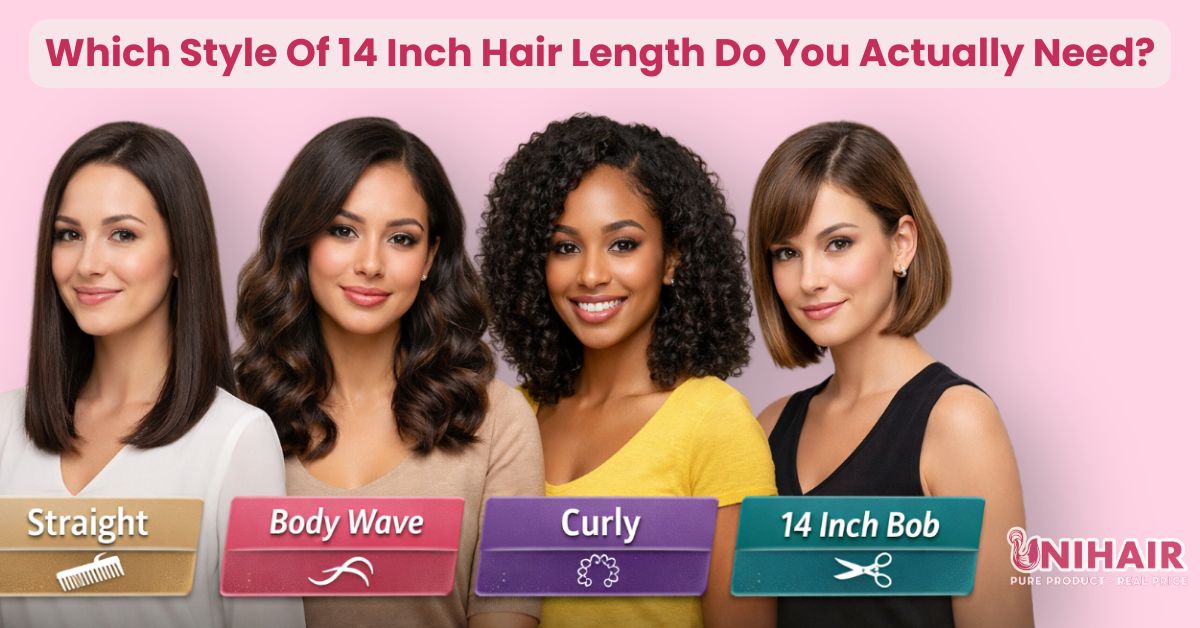 Which Style Of 14 Inch Hair Length Do You Actually Need?