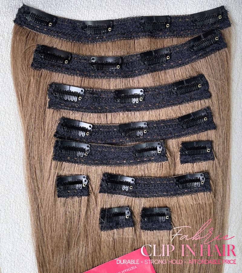 Fabric Clip-In Hair Extensions
