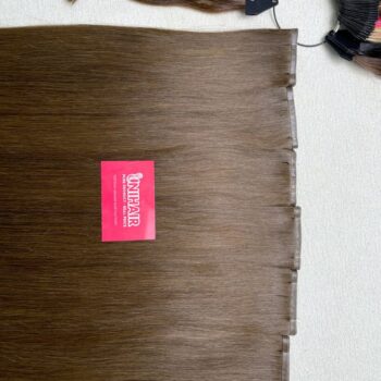 flat tip hair extensions color 2 dark brown 20 inches double drawn 2
