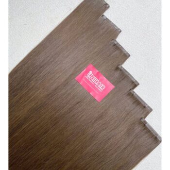 flat tip hair extensions color 2 dark brown 20 inches double drawn 4