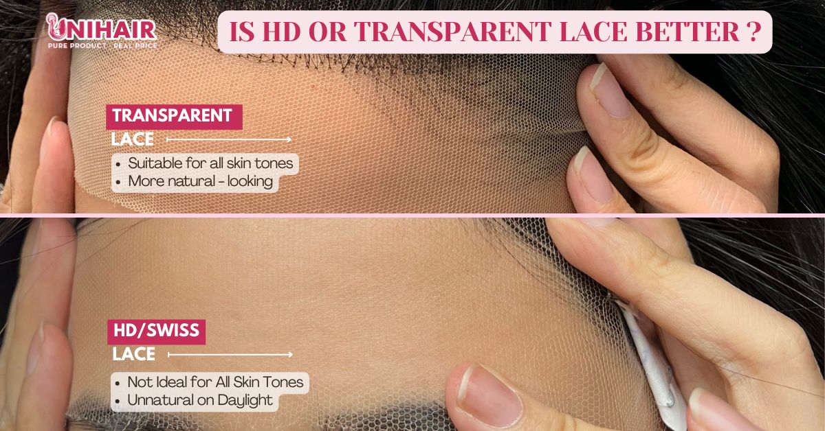 hd lace vs transparent lace