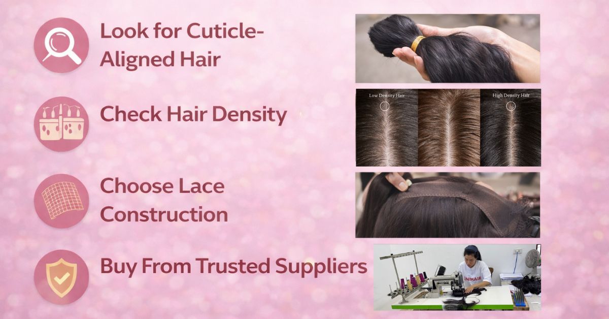 how are human hair wigs made