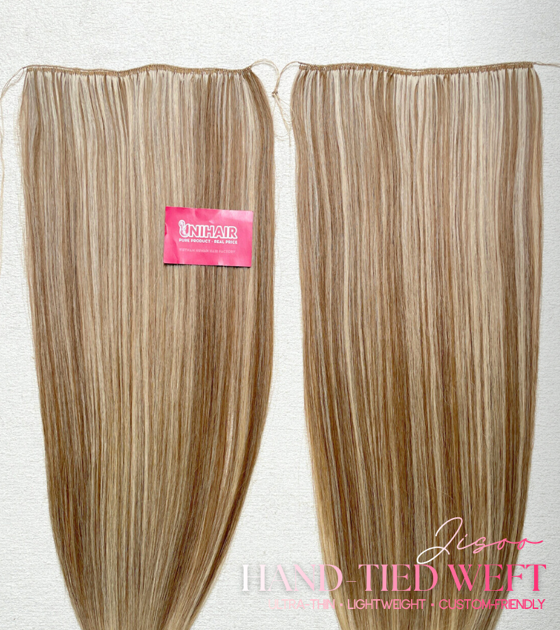 JISOO Hand-Tied Weft Extensions