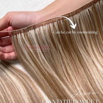 JISOO Hand-Tied Weft Extensions
