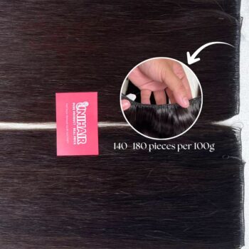 jisoo hand tied weft extensions natural black 1