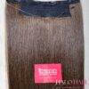 Natural Black Halo Hair Extensions 24” 180g