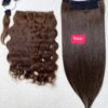 Natural Black Halo Hair Extensions 24” 180g