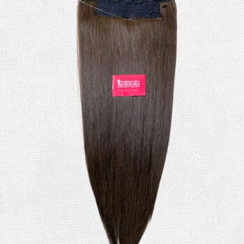 Natural Black Halo Hair Extensions 24” 180g