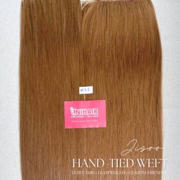 Premium JISOO Hand-Tied Weft Extensions #8.5 Color 20–26 Inches Super Double