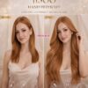 Premium JISOO Hand-Tied Weft Extensions #8.5 Color 20–26 Inches Super Double