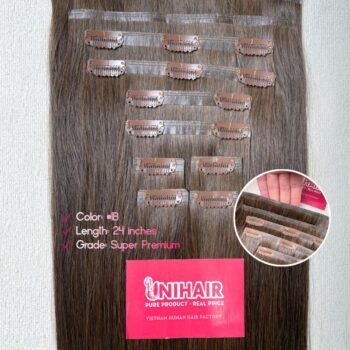 Seamless Clip-In Hair Extensions 24 Inch