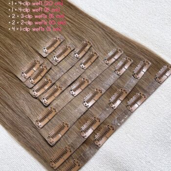seamless clip in human hair extensions