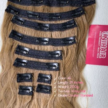 Wavy Fabric Clip-In Hair Extensions