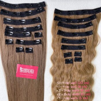 Wavy Fabric Clip-In Hair Extensions