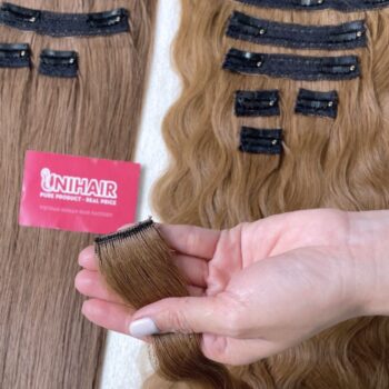 Wavy Fabric Clip-In Hair Extensions