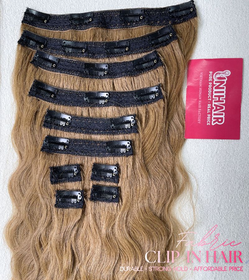 Wavy Fabric Clip-In Hair Extensions