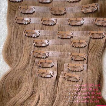 Wavy Seamless Clip In Hair Extensions