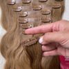 Wavy Seamless Clip In Hair Extensions