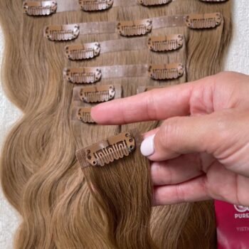 Wavy Seamless Clip In Hair Extensions