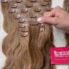 Wavy Seamless Clip In Hair Extensions