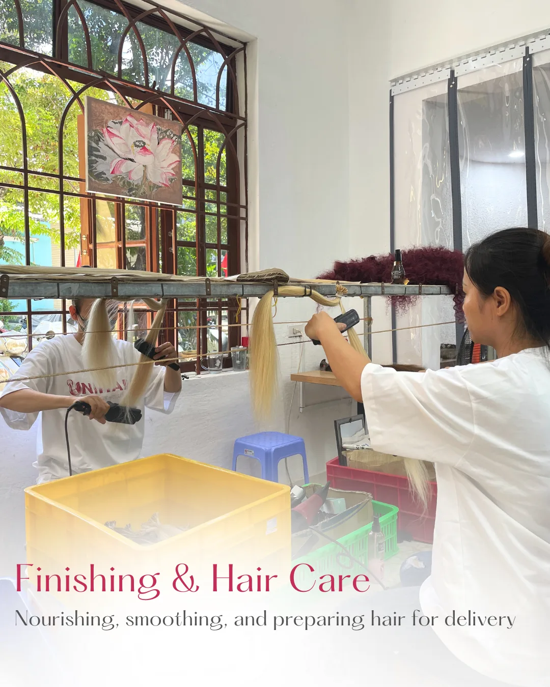 Finishing hair care